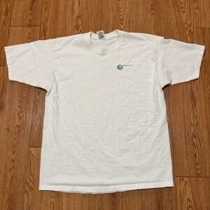 Vintage 90s Internet Website Technology Dot‎ Com Era White Shirt Size Large